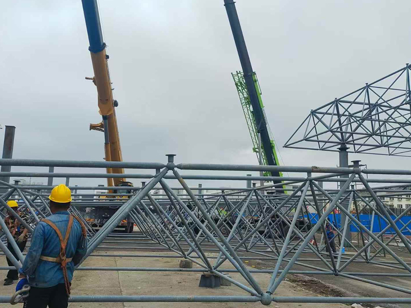 南京網架安裝案例